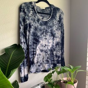Acid Wash Hoodie Shirt